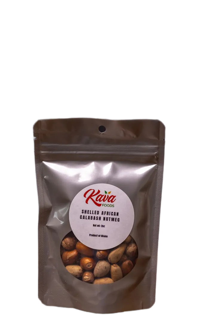 KAVA FOODS SHELLED AFRICAN CALABASH NUTMEG
