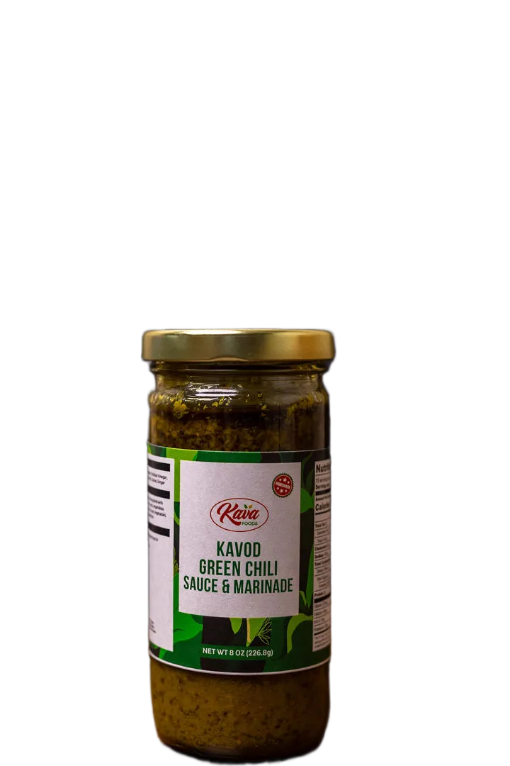 KAVOD GREEN CHILI SAUCE AND MARINADE