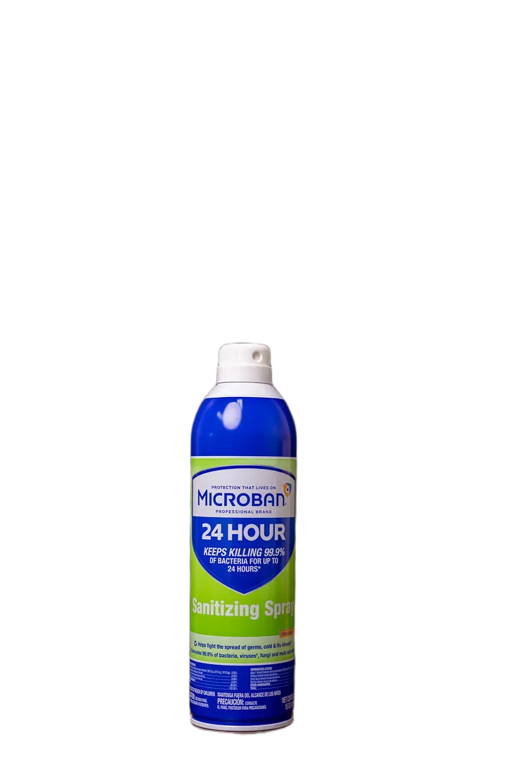 Microban sanitizing spray
