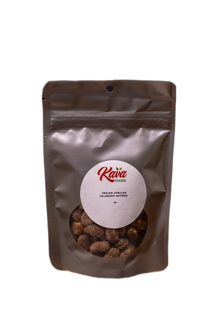 KAVA FOODS  PEALED AFRICAN CALABASH NUTMEG