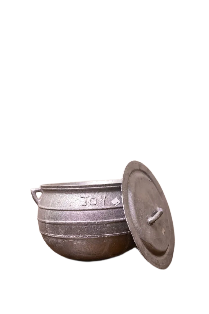 Traditional Aluminum Cooking Pot with Lid