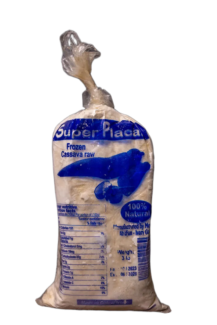Placali Frozen Raw Cassava