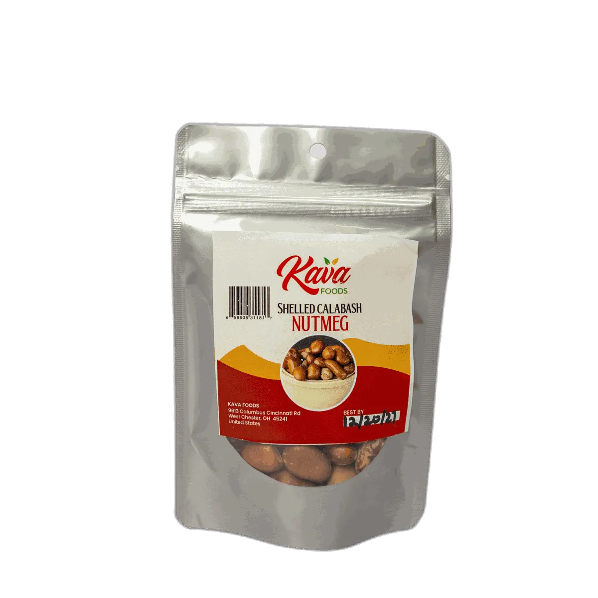 Kava Foods Shelled Calabash Nutmeg 2 oz