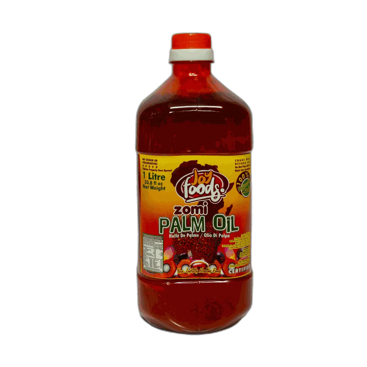 Joy Foods Red Palm Oil Zomi 1 Litre