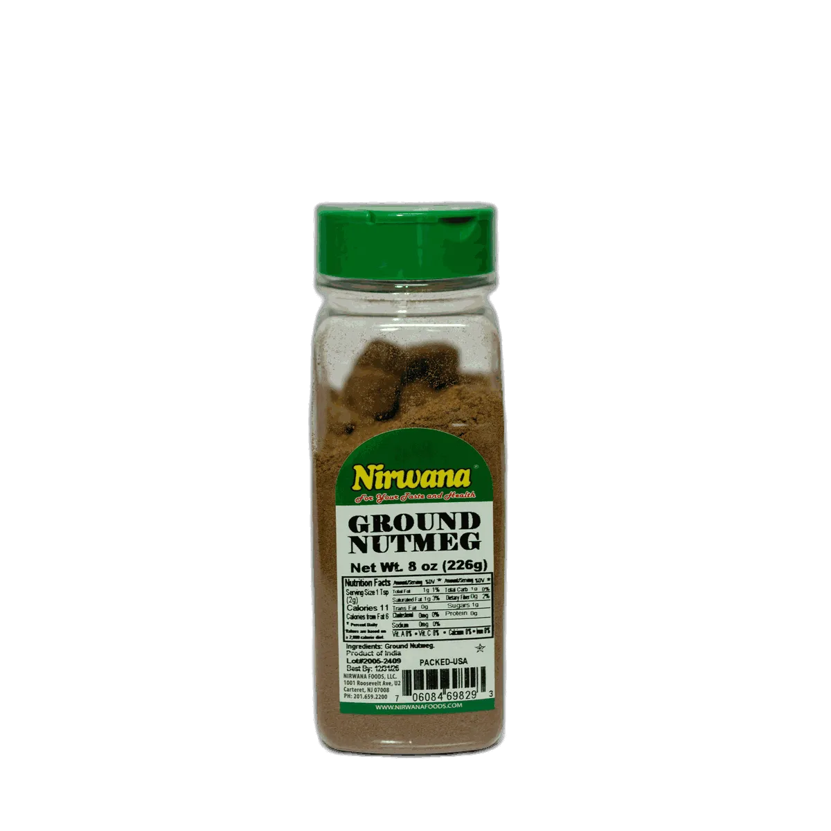 Nirwana Ground Nutmeg Powder - Premium Pure Nutmeg Spice 100g