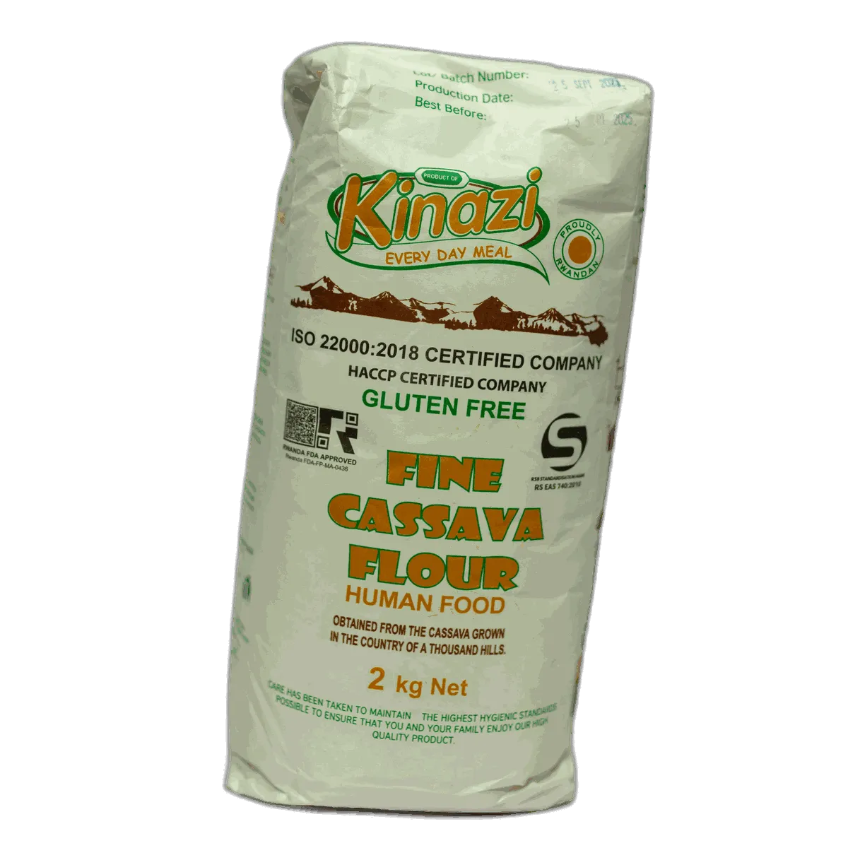 Kinazi Fine Cassava Flour 2kg