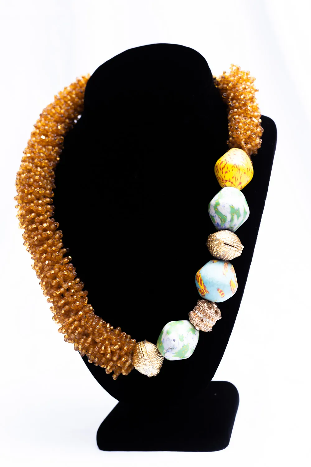 Multicolored  Bead Necklace