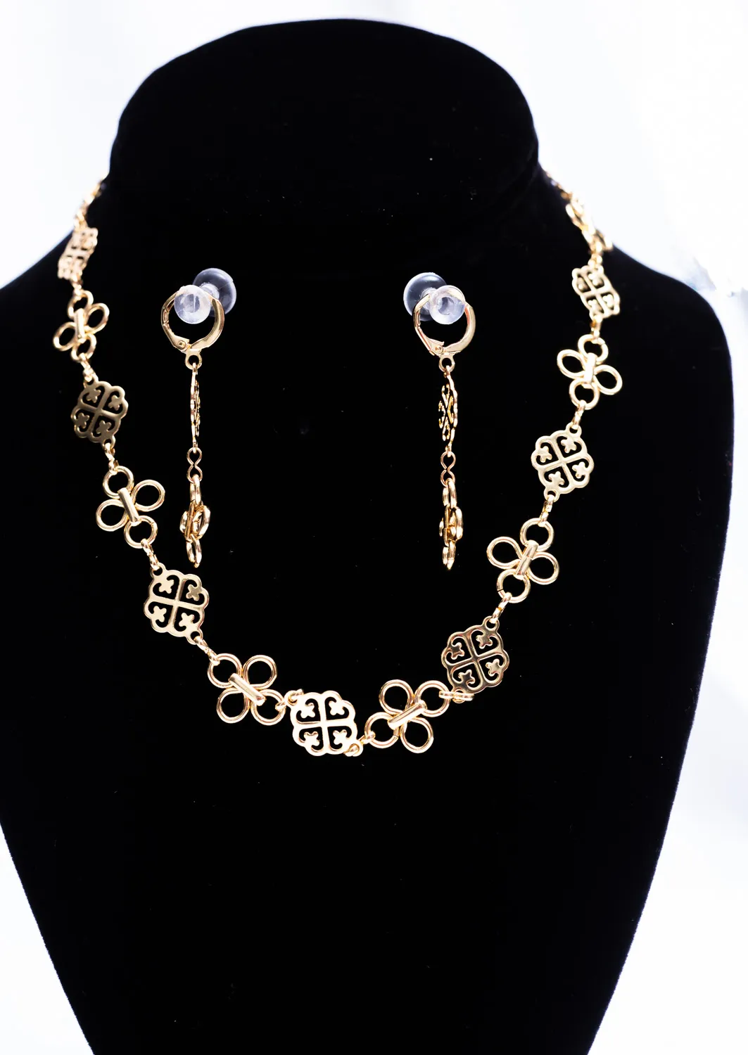 Heritage Glow Adinkra Gold Jewelry Set