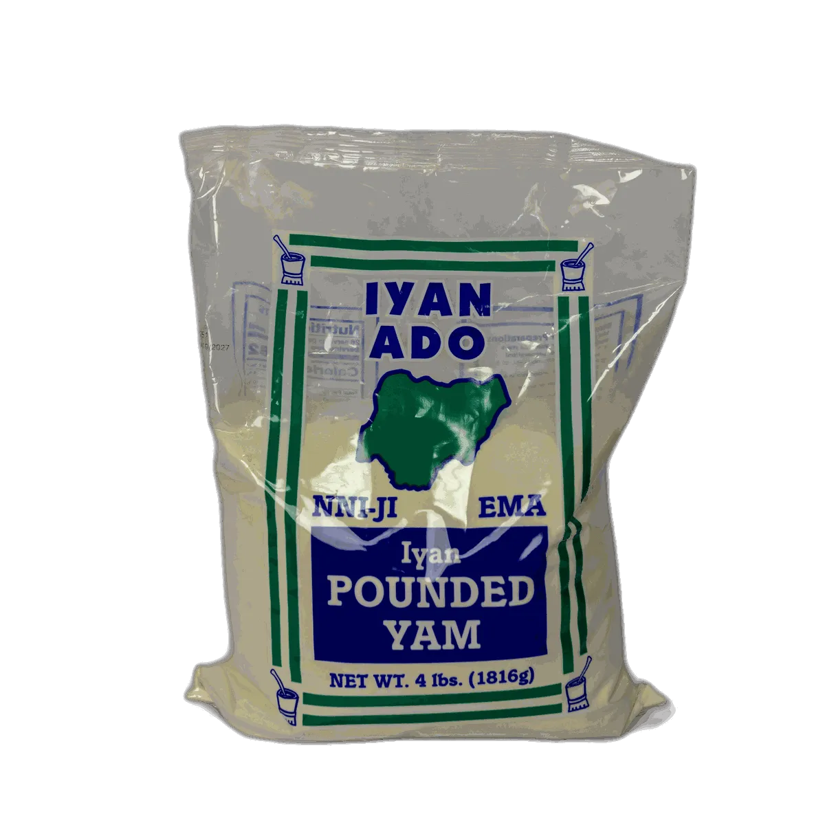Iyan Ado Pounded Yam 4lb / 10lb - Image 2
