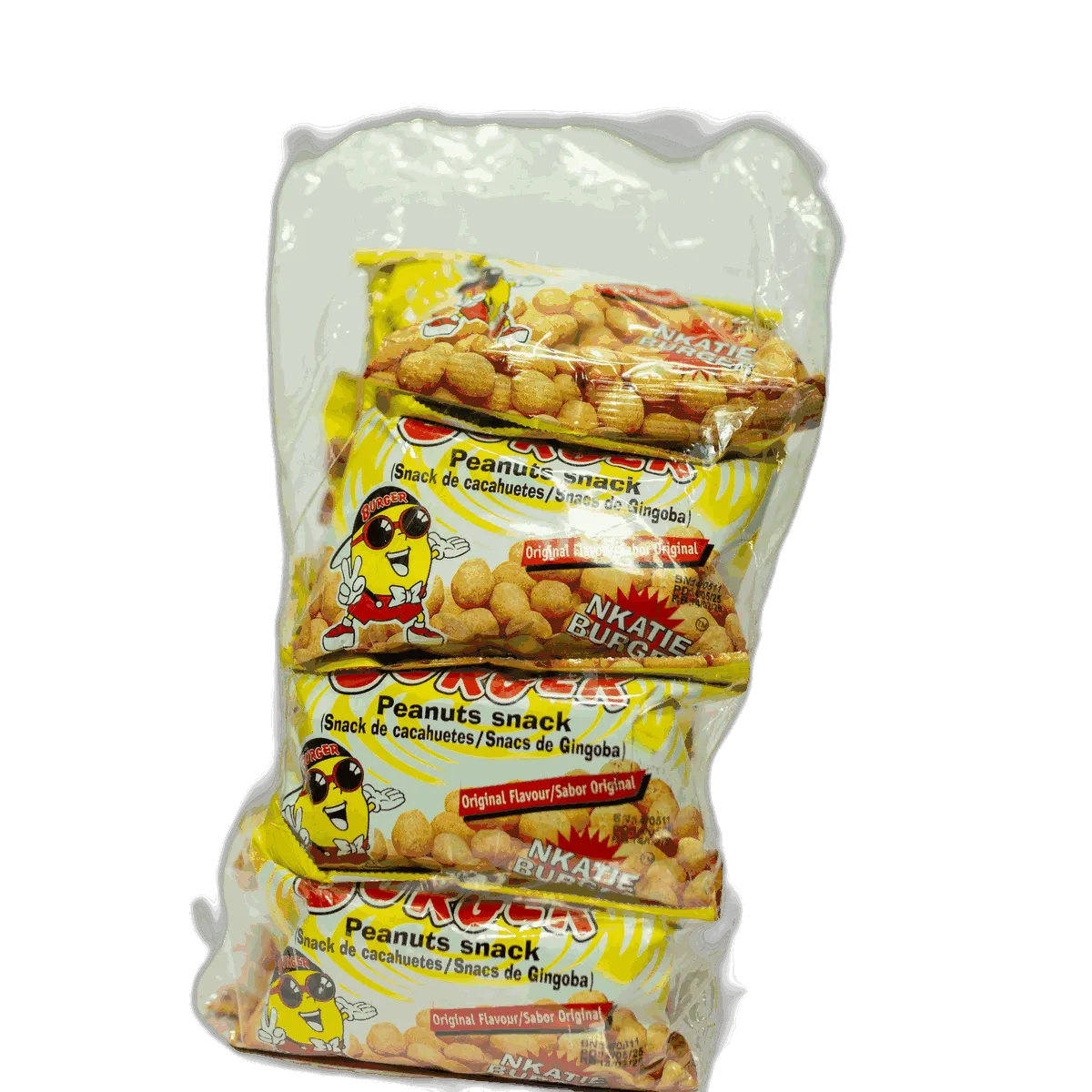 Nkatie Burger Peanut Snack 12 pcs