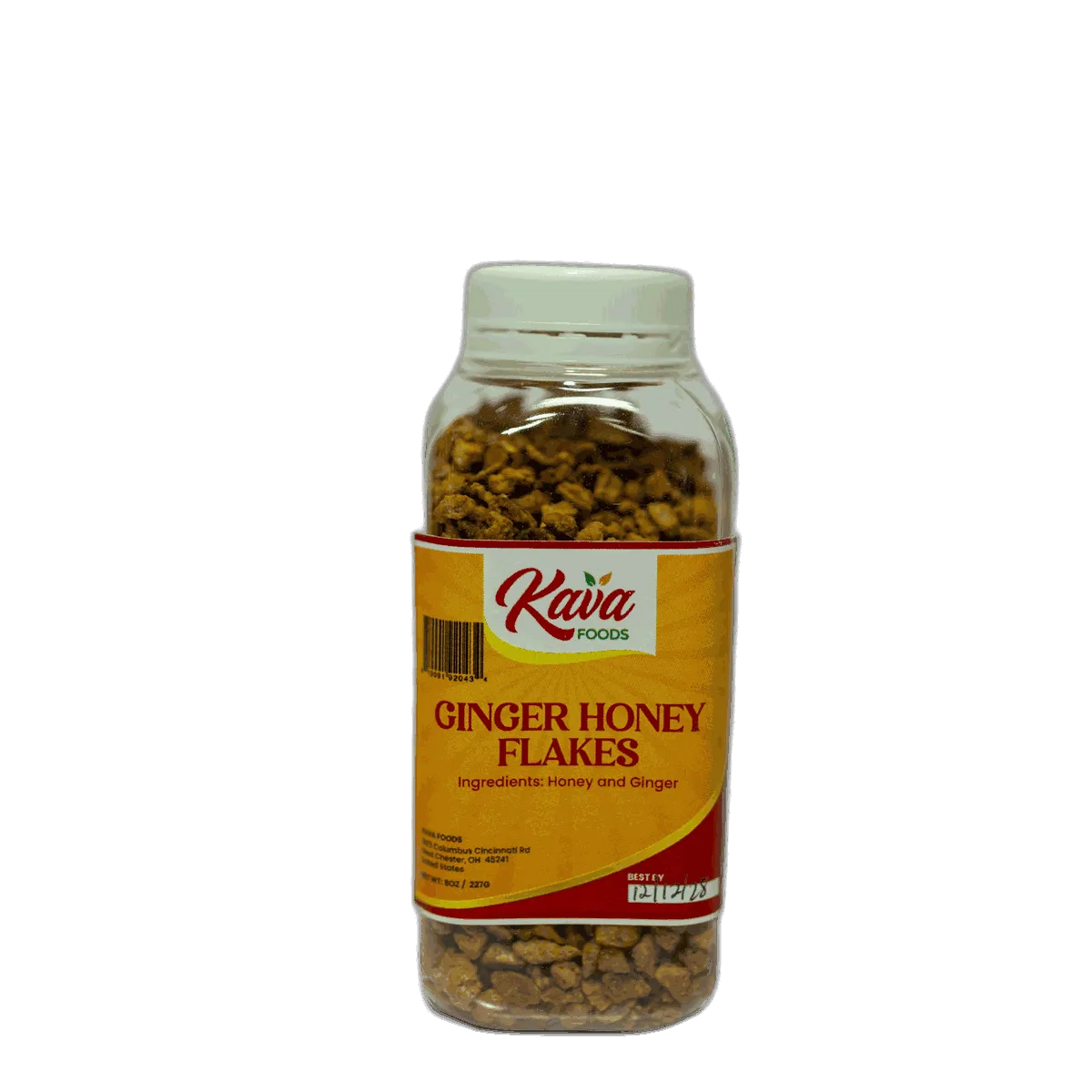 Kava Foods Ginger Honey Flakes
